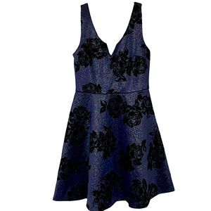 NWT Mi Ami Patrice Flocked Dress - Size Small